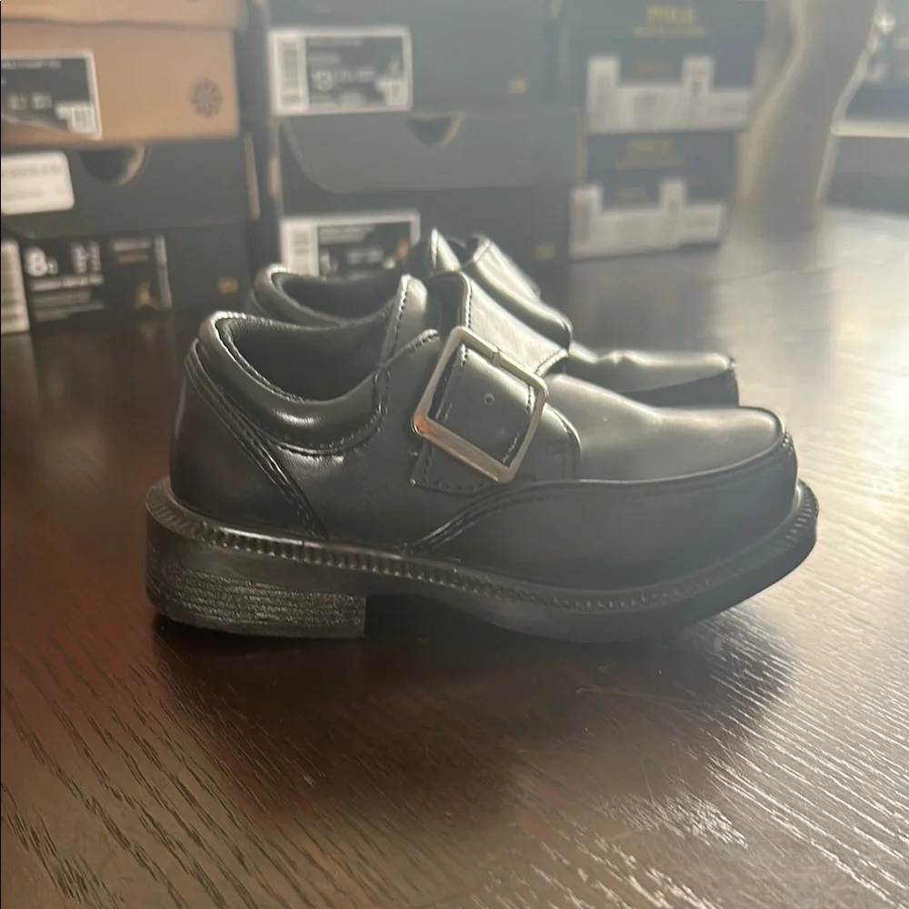 French Toast Mary Jane Uniform Dress Shoes Black Toddler 7C NWT